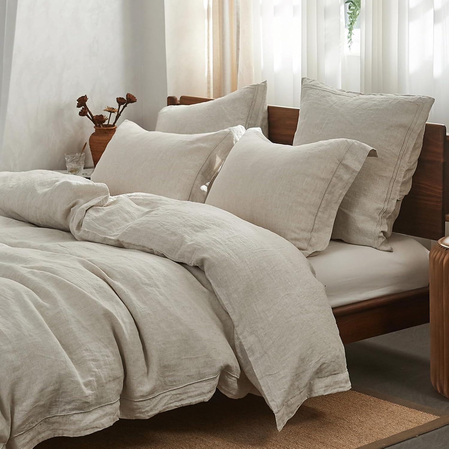 Zestaw poszewek na kołdrę z cz – Linen Duvet Cover recenzja i cena