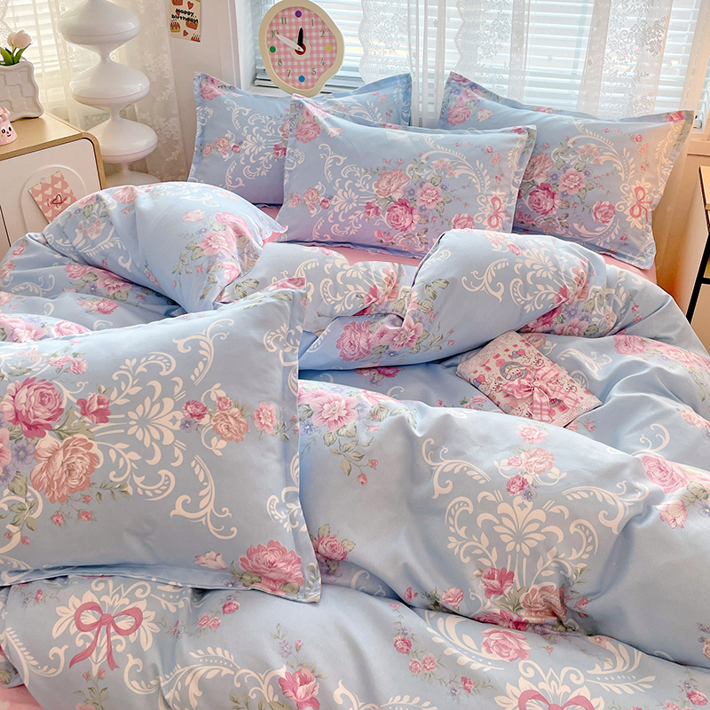 4-częściowy Pastoralny Zestaw  – Linen Duvet Cover recenzja i cena