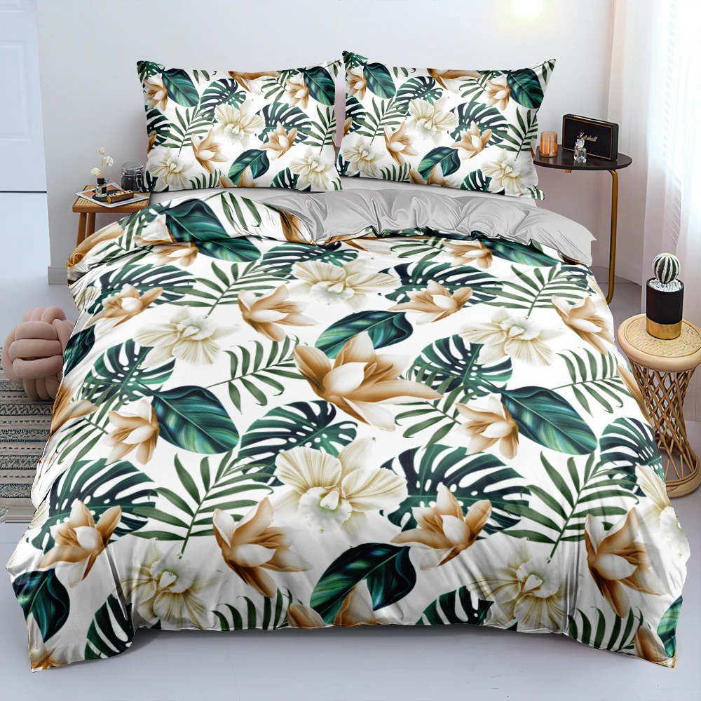 Projekt 3D Kwiaty Zestawy kołd – Linen Duvet Cover recenzja i cena